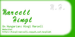 marcell hingl business card